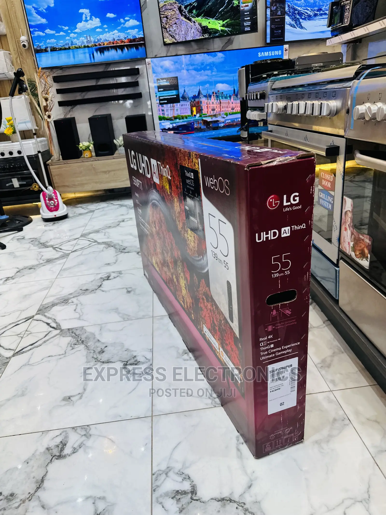 Object Tracking Sound Effects LG UHD Smart Up77 55” Tv