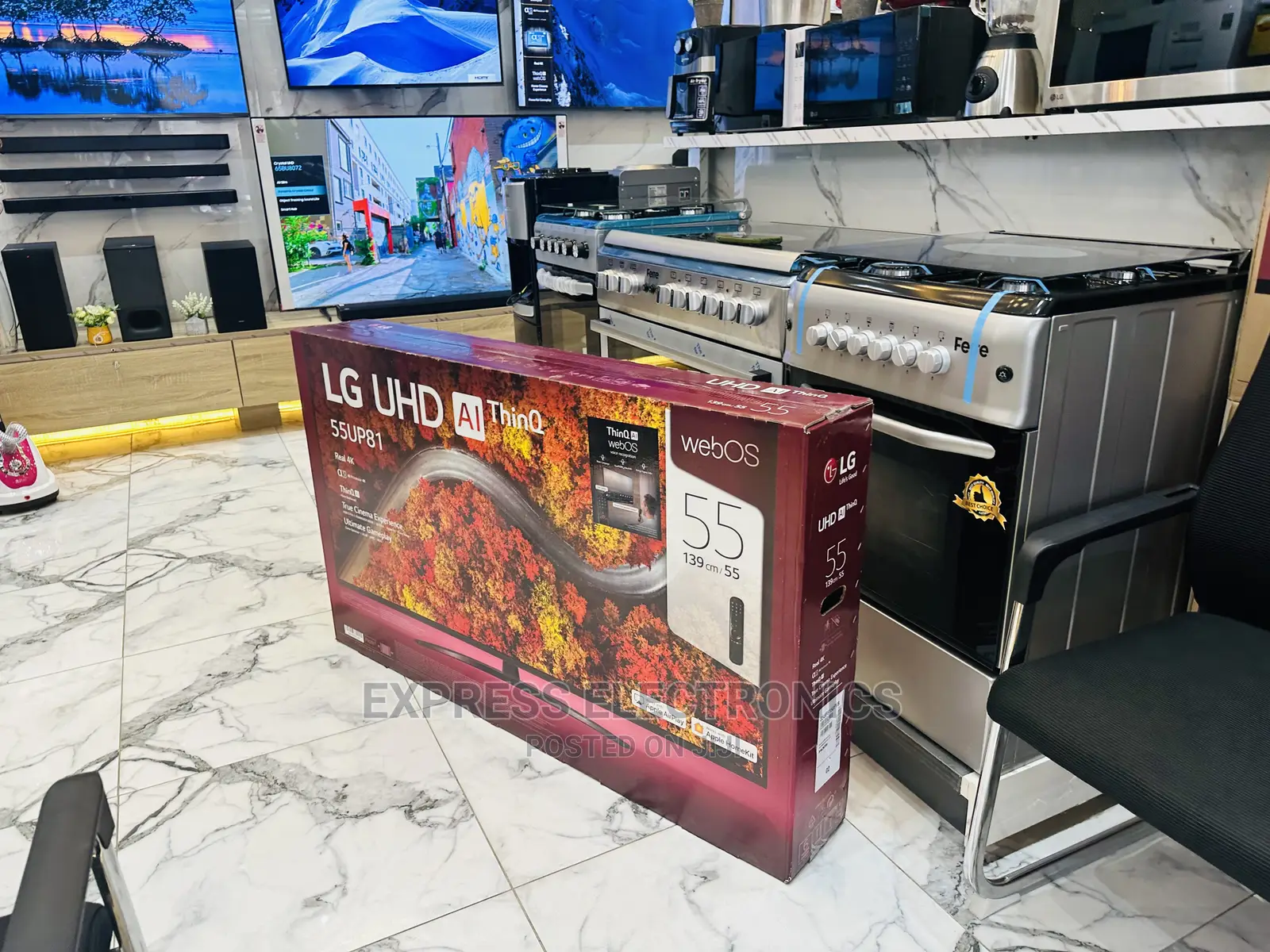 LG Object Tracking Sound Effects UHD Smar Up81 55”