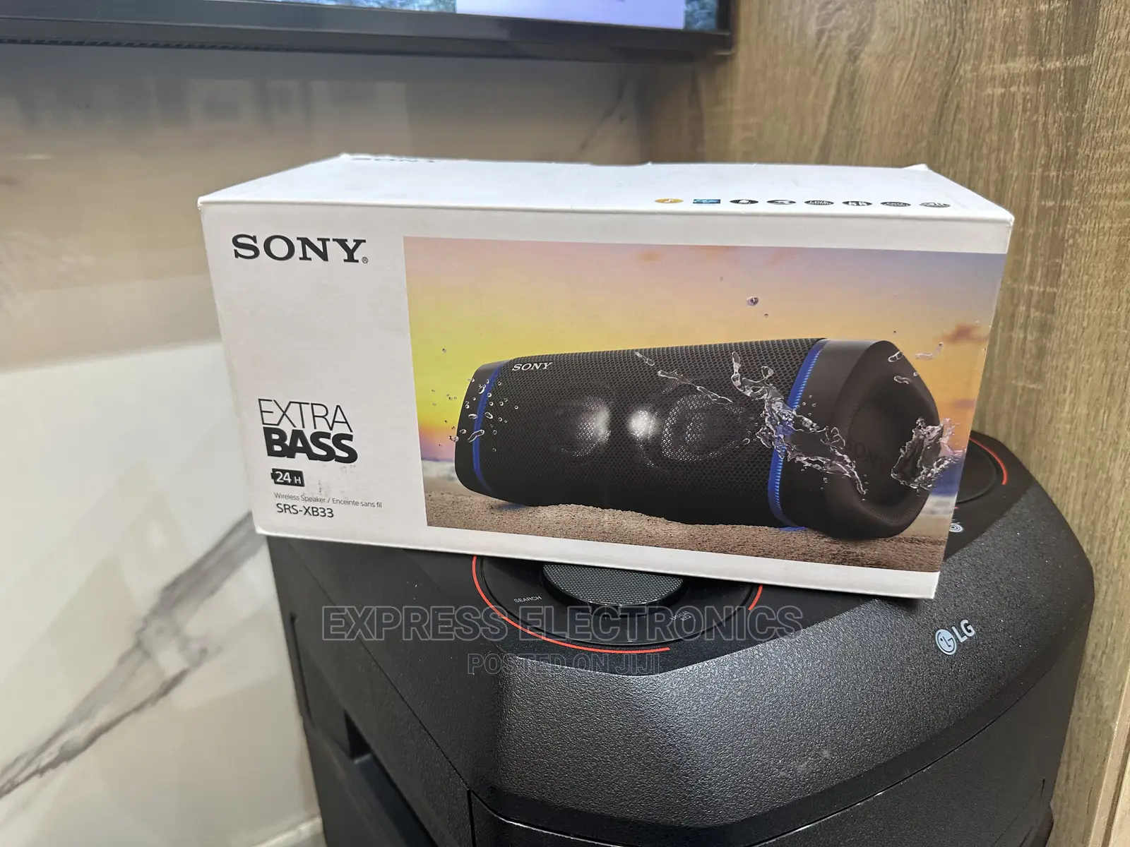 Rich Sound Stylish Design Sony SRS-Xb33 Bluetooth Speaker