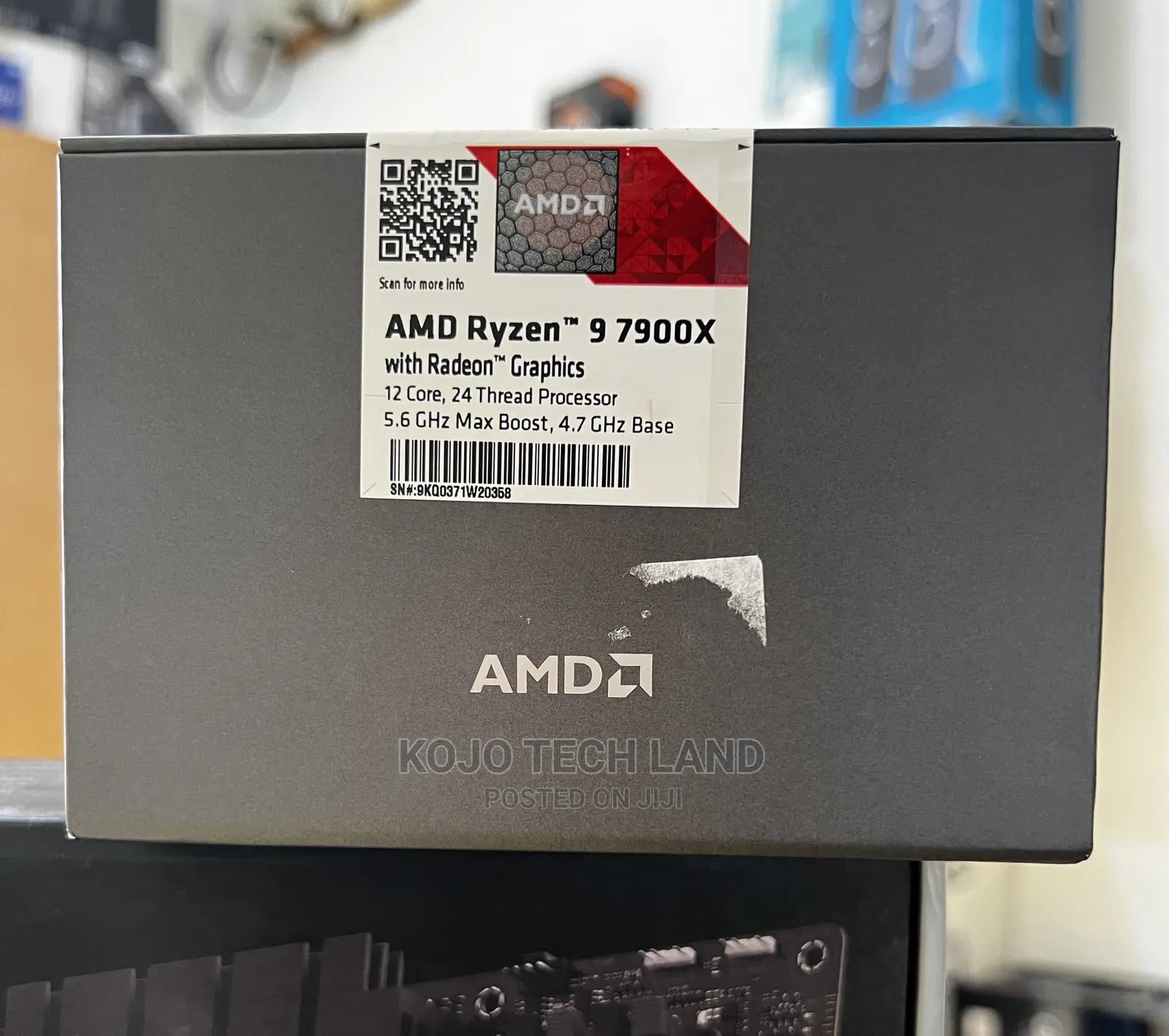 AMD Ryzen 9 7900X CPU ASUS B650 Tuf Wi-Fi Motherboard