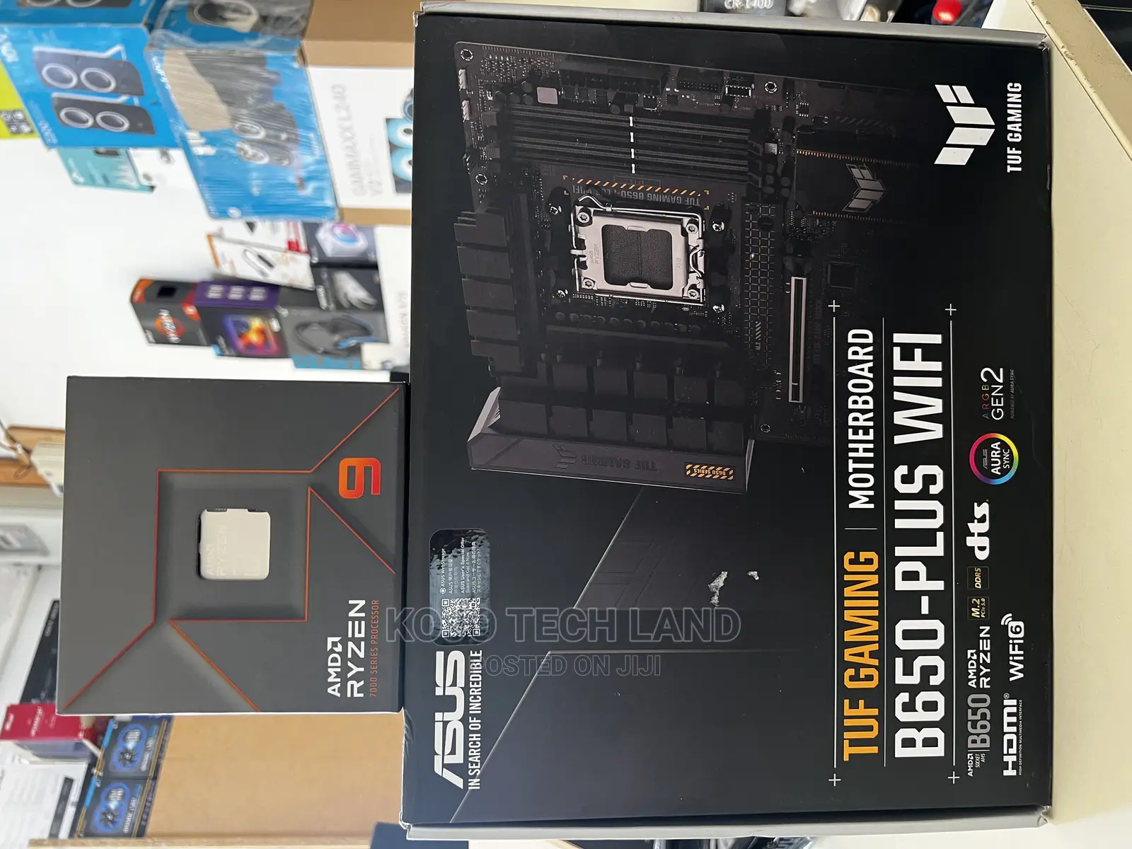 AMD Ryzen 9 7900X CPU ASUS B650 Tuf Wi-Fi Motherboard