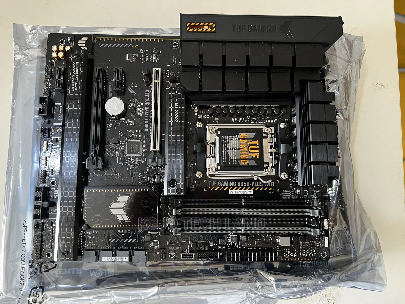 AMD Ryzen 9 7900X CPU ASUS B650 Tuf Wi-Fi Motherboard