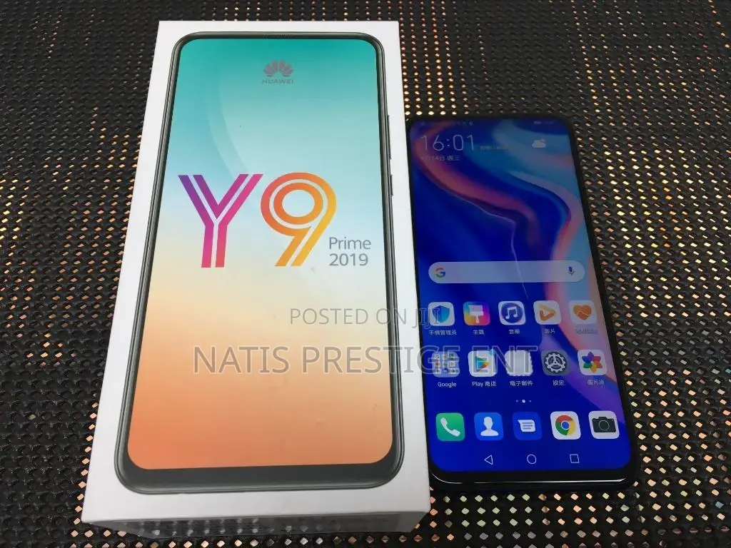 New Huawei Y9 2019 128 GB Black
