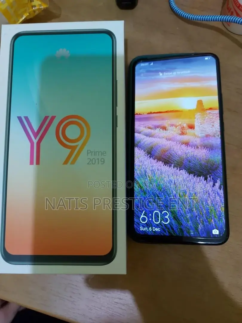 New Huawei Y9 2019 128 GB Black