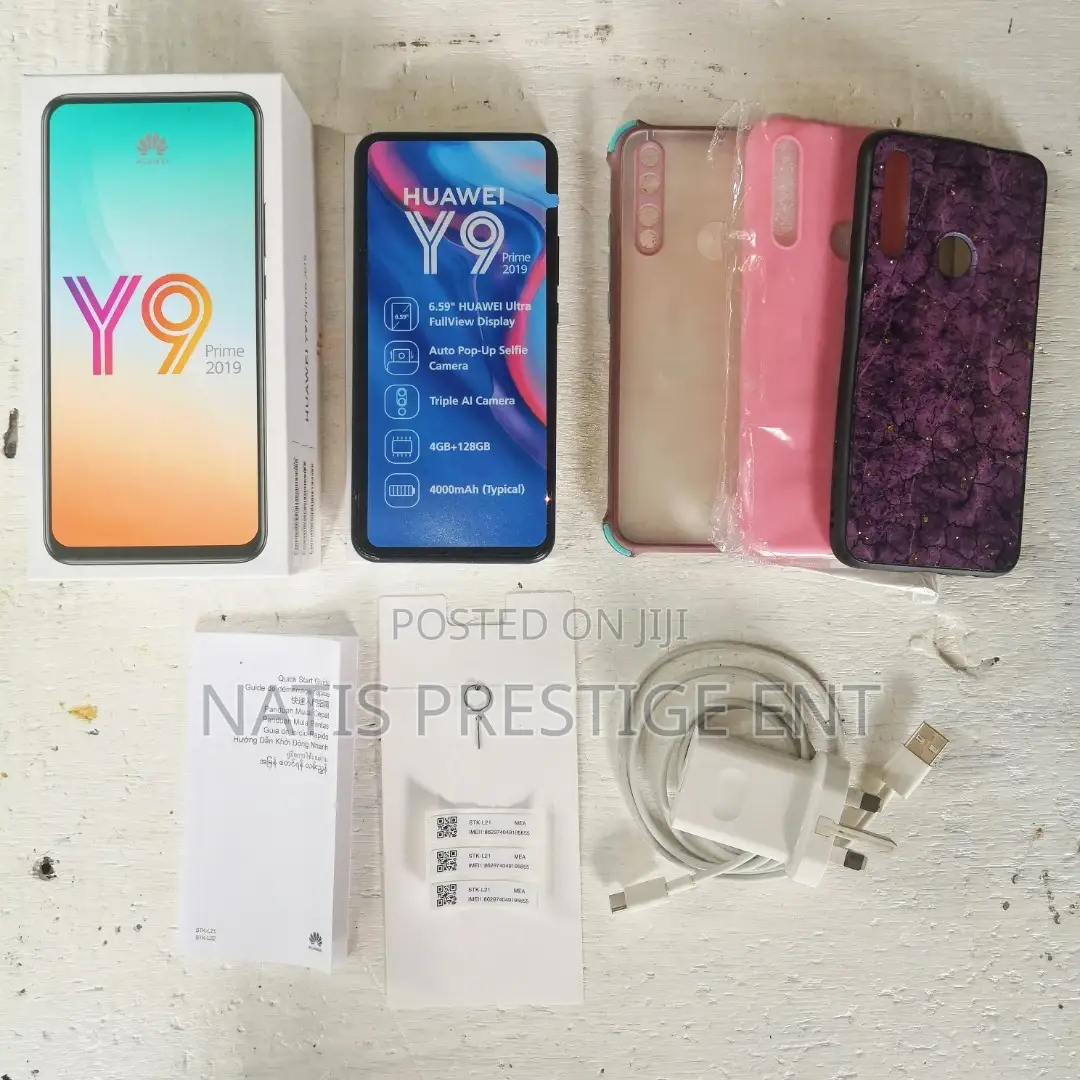 New Huawei Y9 2019 128 GB Black