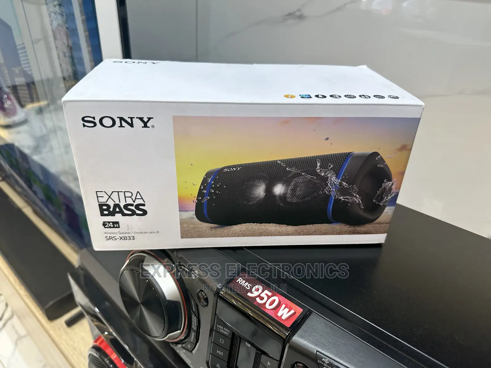 Long Time Play Battery Life Sony Srs-xb33 Speaker