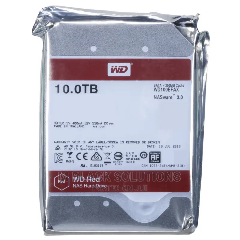 Western Digital Wd Red 10tb Wd100efax