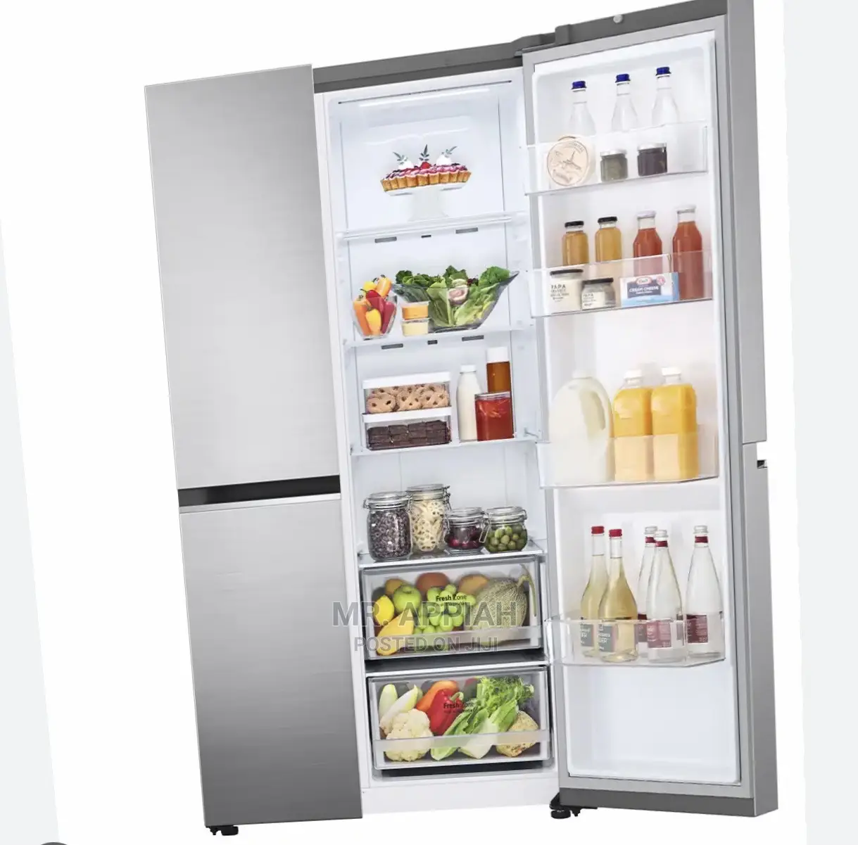 High Quality Side by Side LG Refrigerator(GC-B257SLWL)Silver