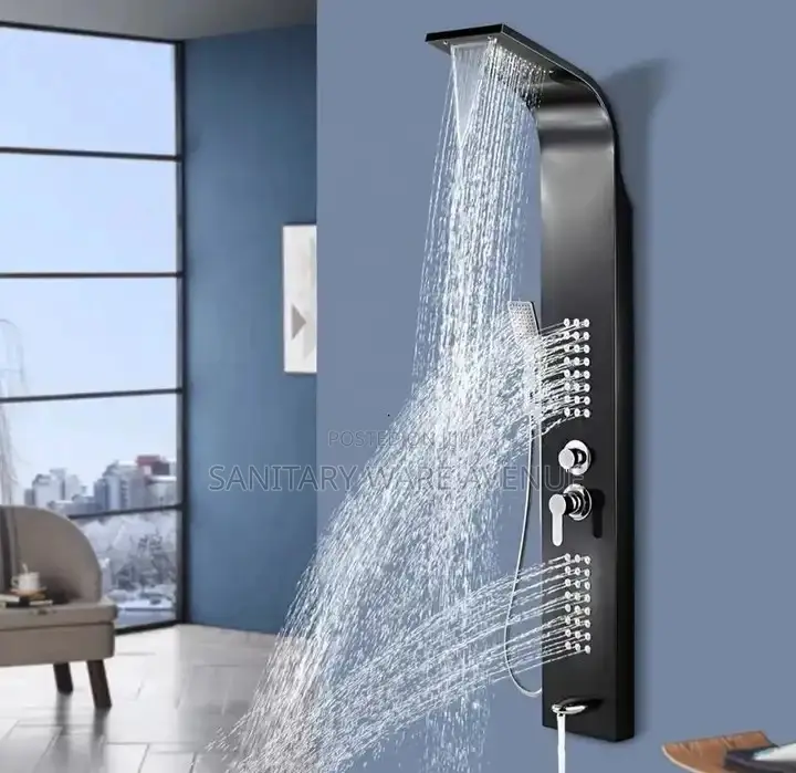 Black Shower Panel - Bathroom Shower - Luxurious Shower