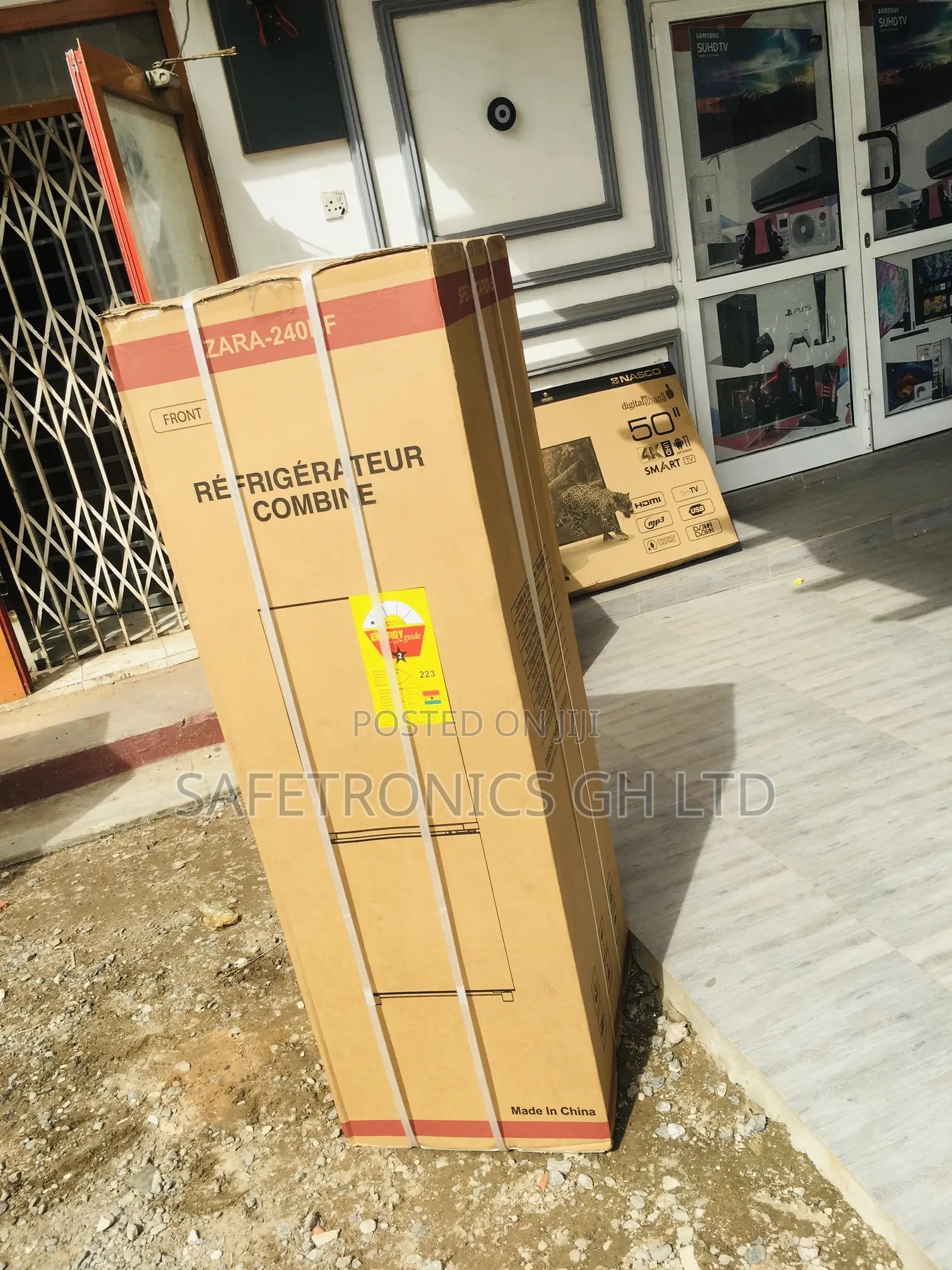 6 Shelves Zara-240bf Bottom Freezer 201liters Fridge 