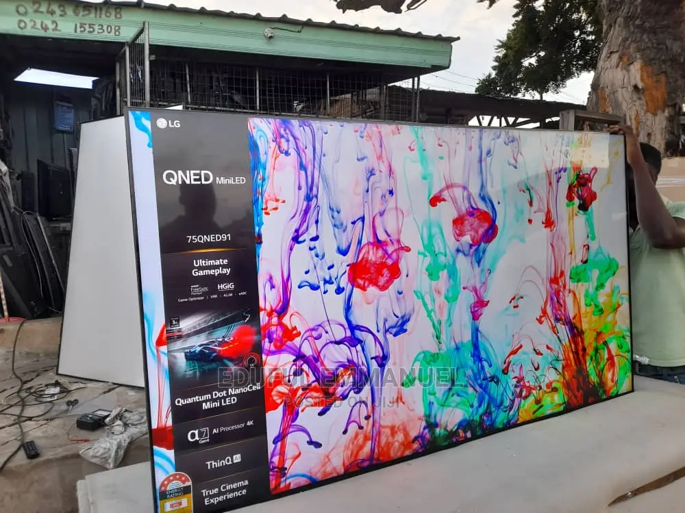 LG 75'' Qned Uhd Smart Mini LED Qned91 Thinq Ai