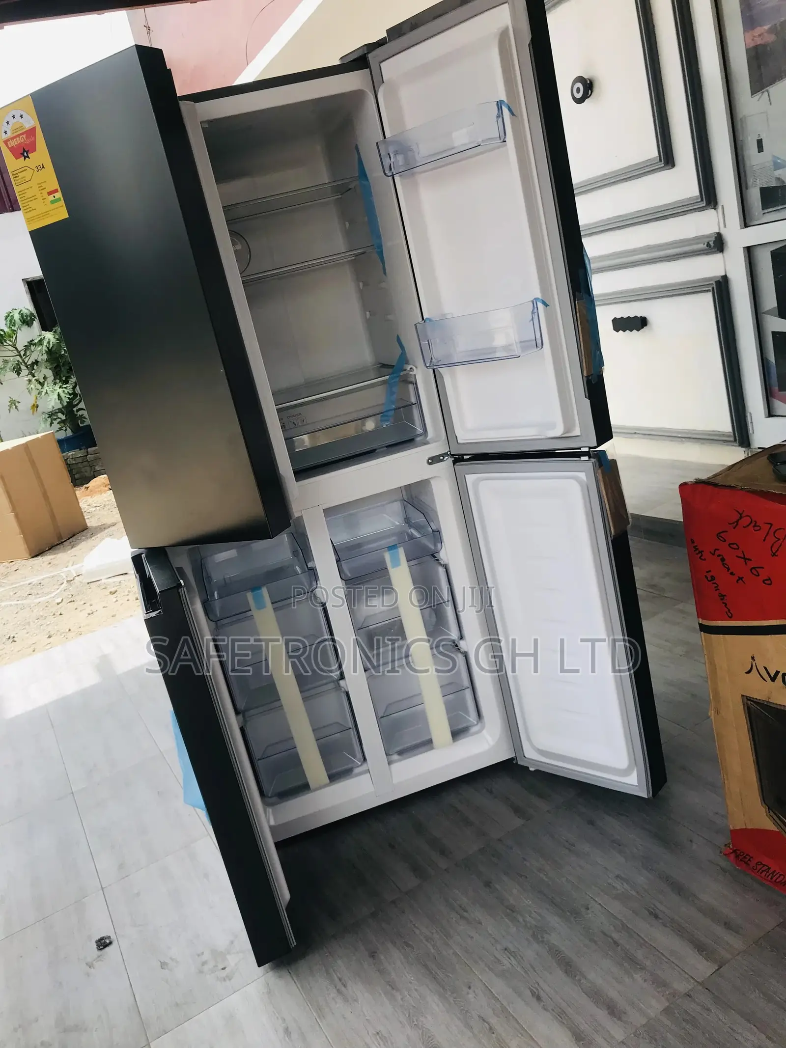 Side by Side Fridge Pearl 337ltr 4stars PF-550BSS