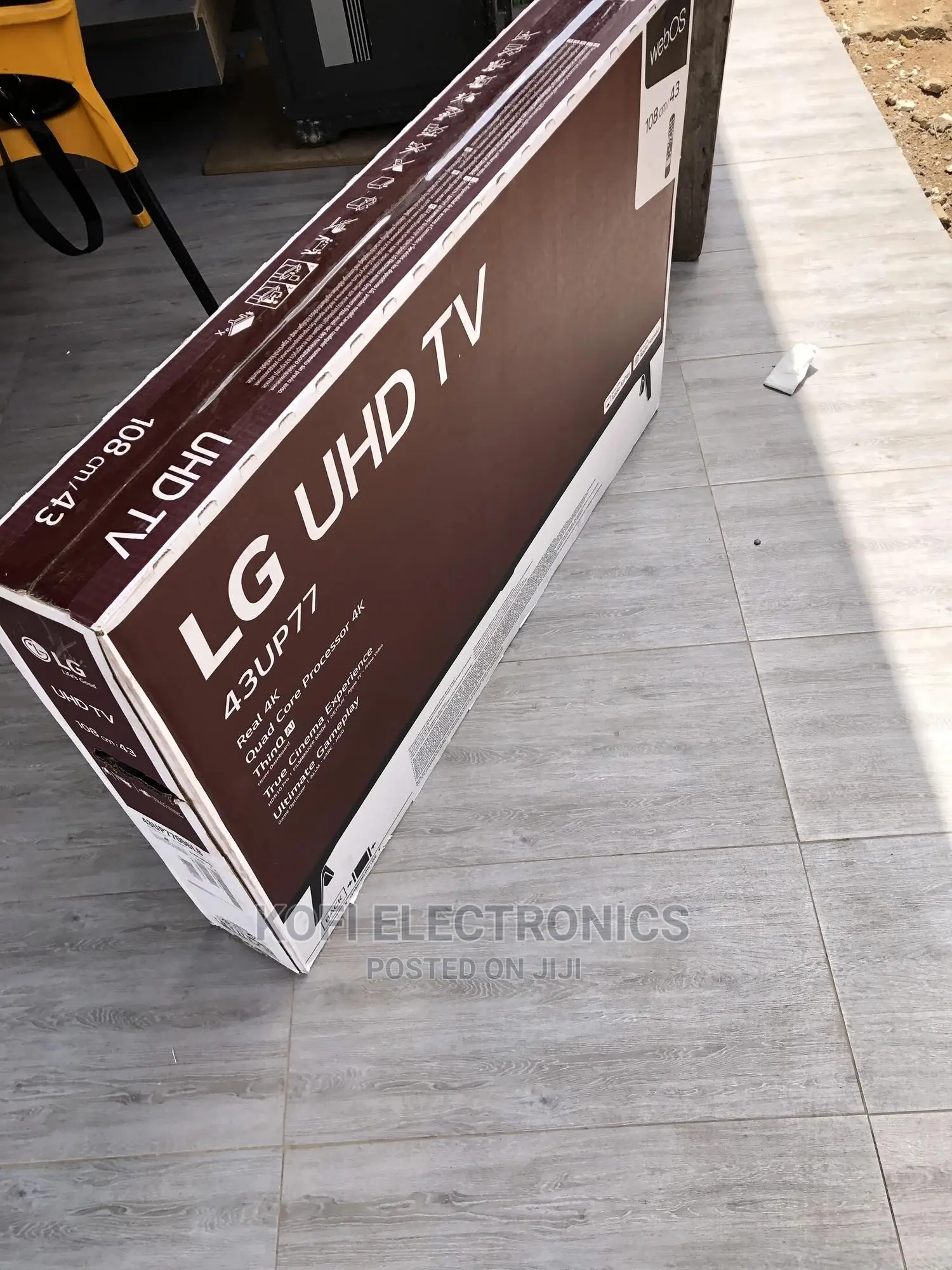 LG Smart Ultra HD HDR LED Digital Satellite TV 43inchs