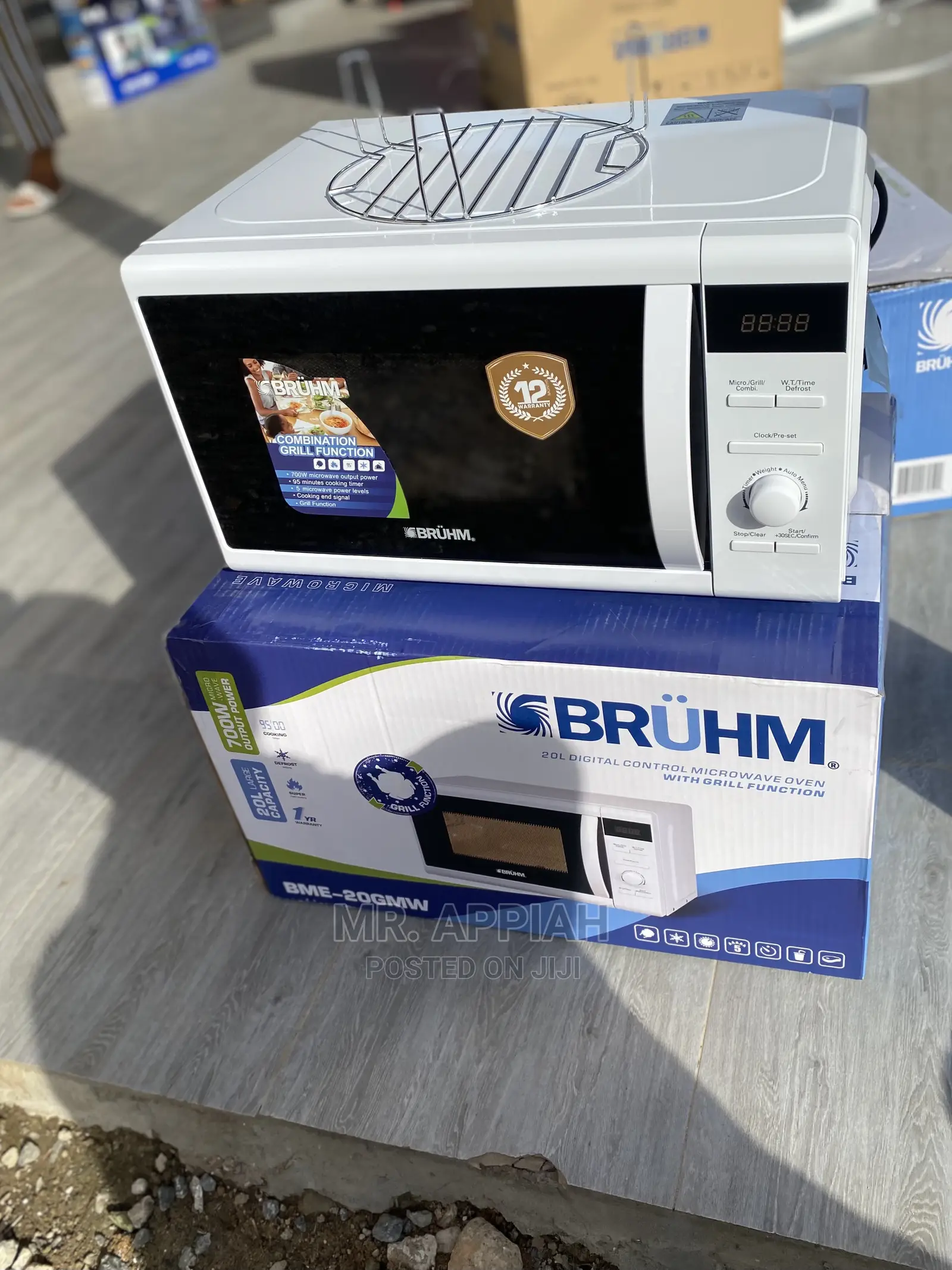 Call or Text Us for Bruhm 20L Microwave With Grill