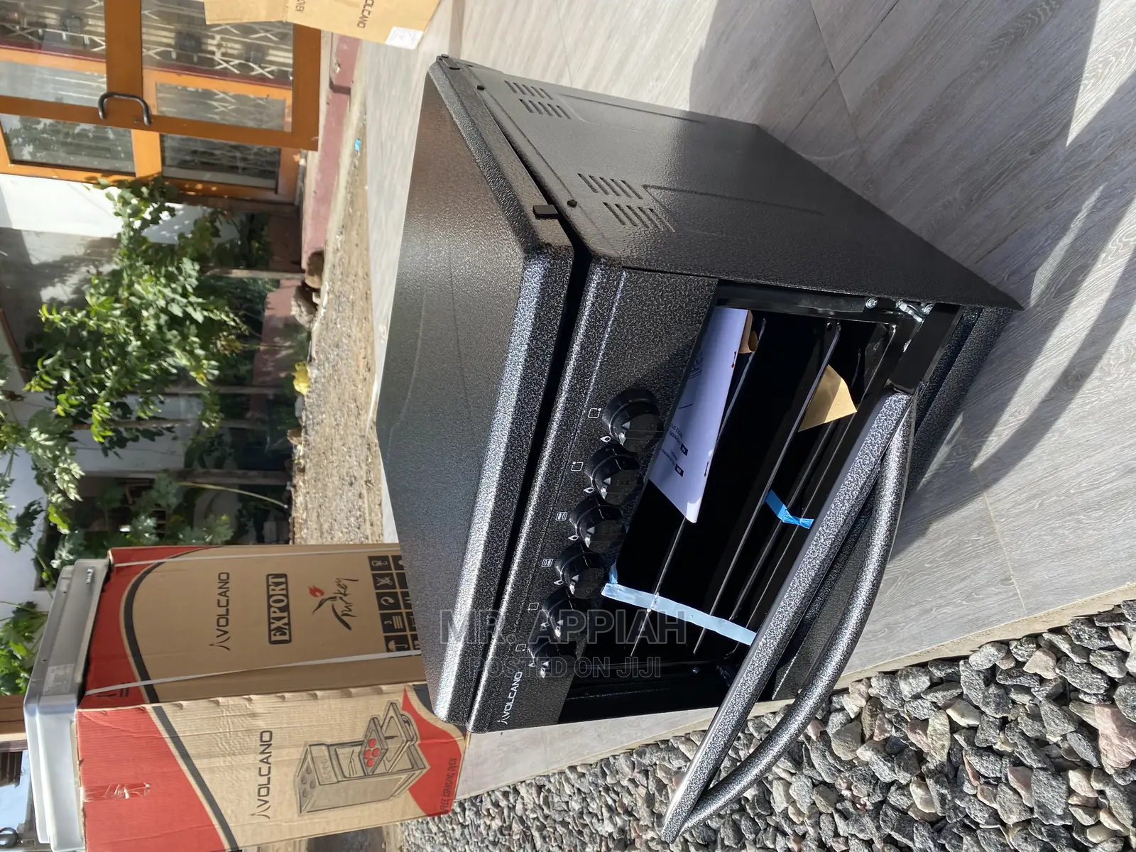 Extremely Fast Cooling Volcano Gas Burner With Oven Grill.