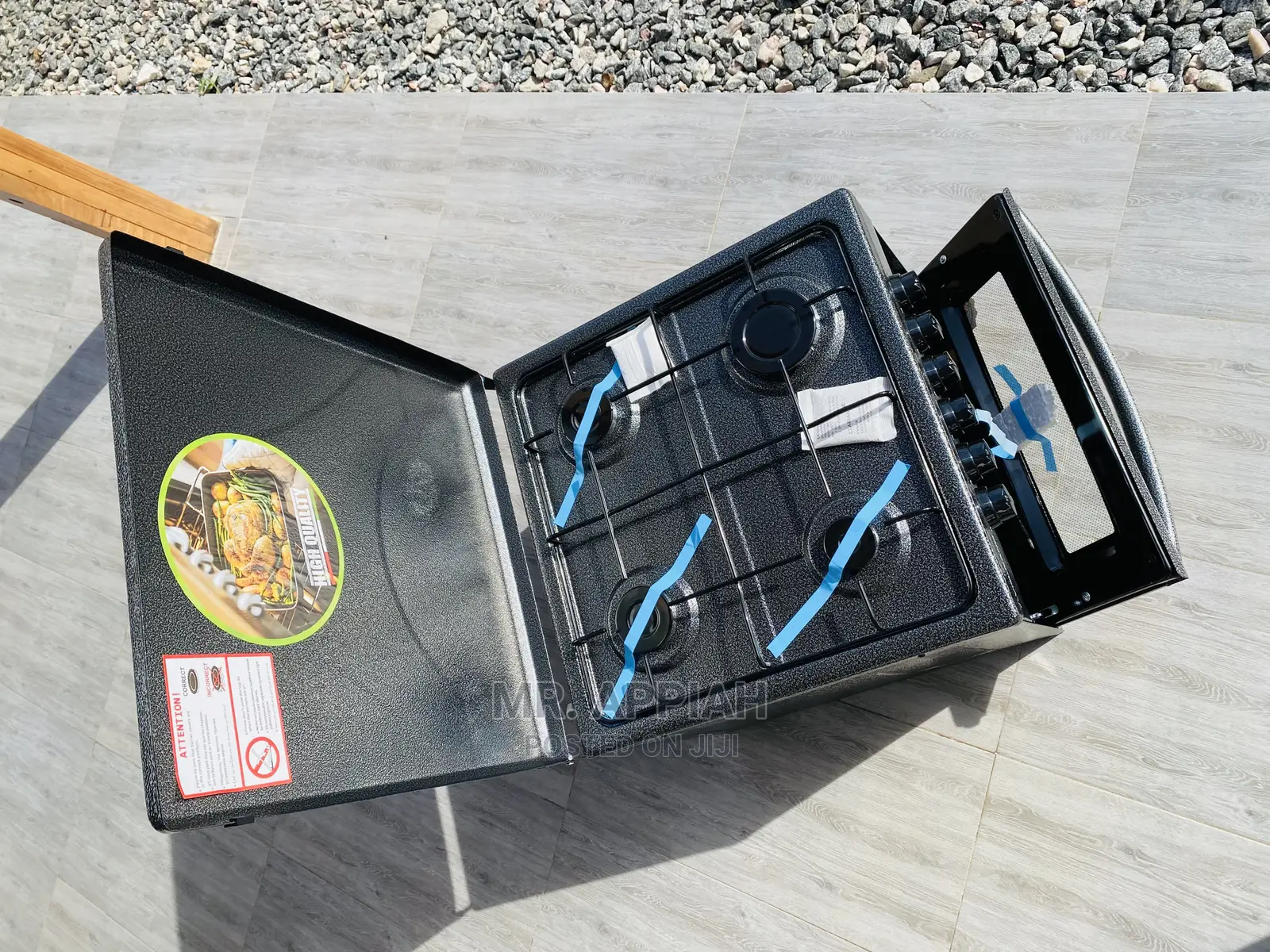 Long Lasting Volcano 4 Gas Burner With Oven and Grill
