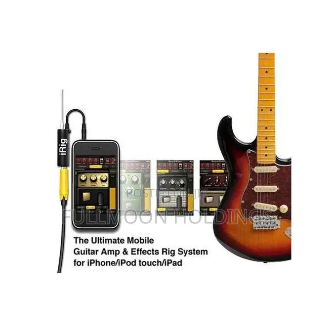 Irig Guitar Link Audio Interface Cable Rig Adapter