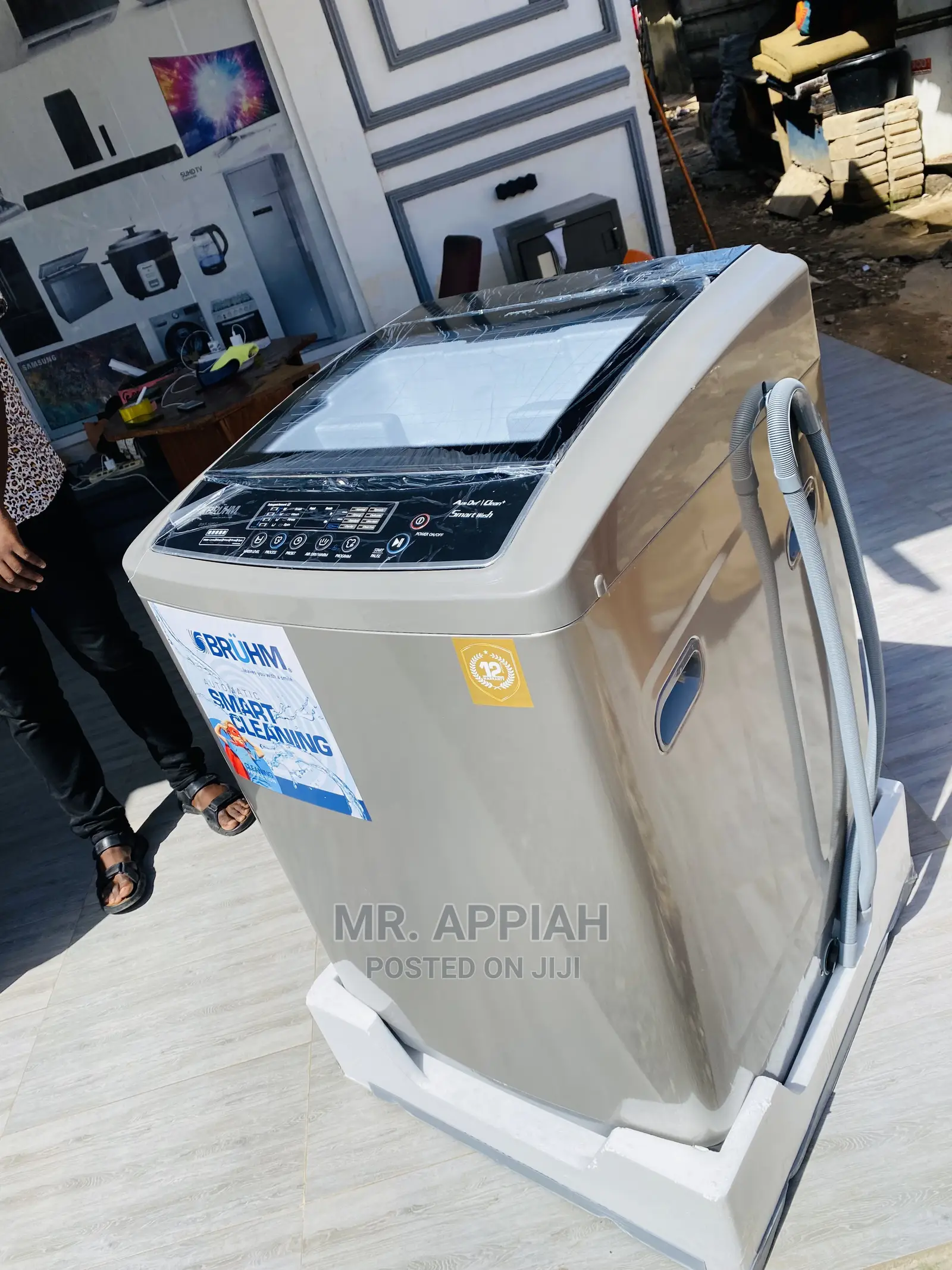 Original Midea(12kg)Top Load Washing Machine(MA200W120/G) 