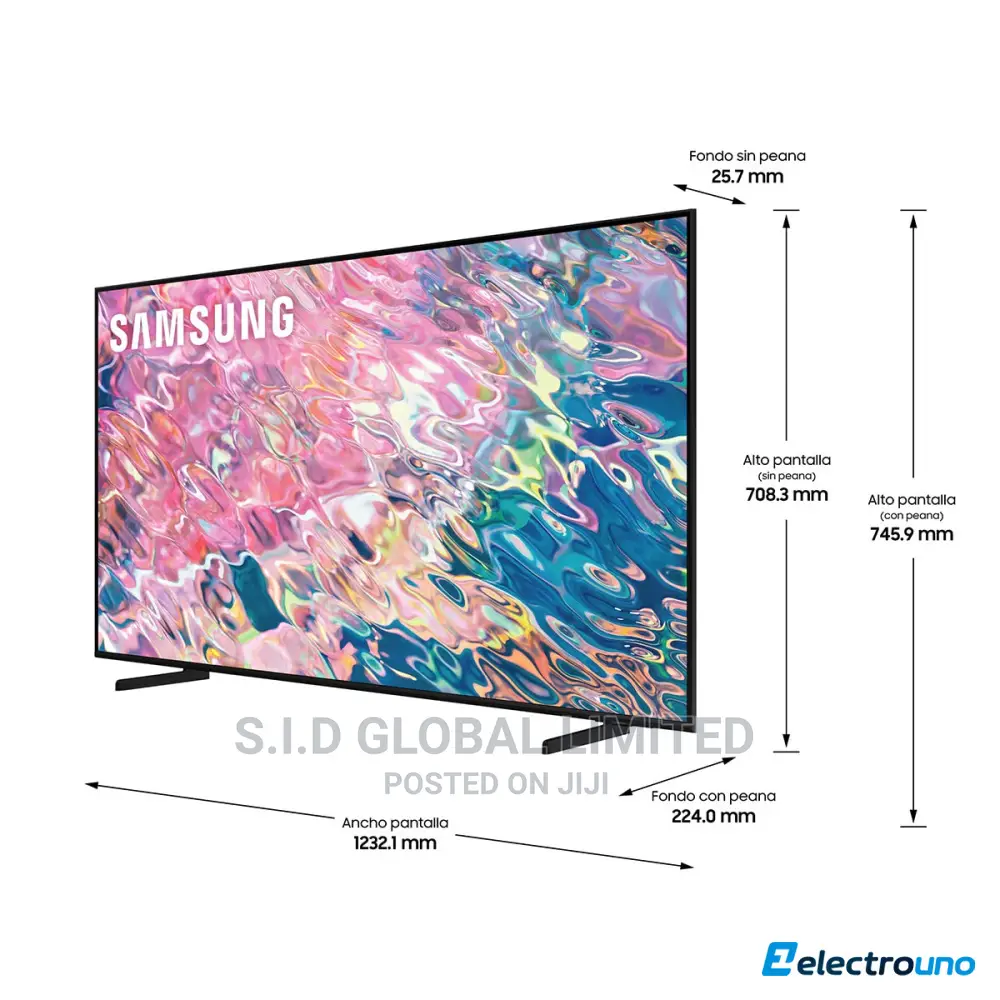 Samsung 55'' QLED QE55Q60B UHD HDR Smart Netflix Apple
