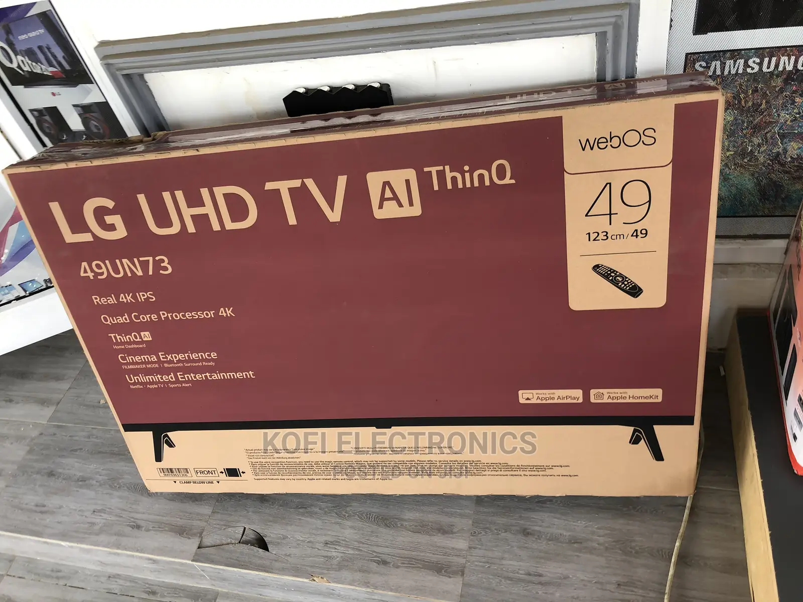 49" LG Real Uhd Smart 120tm LED TV - 49un73