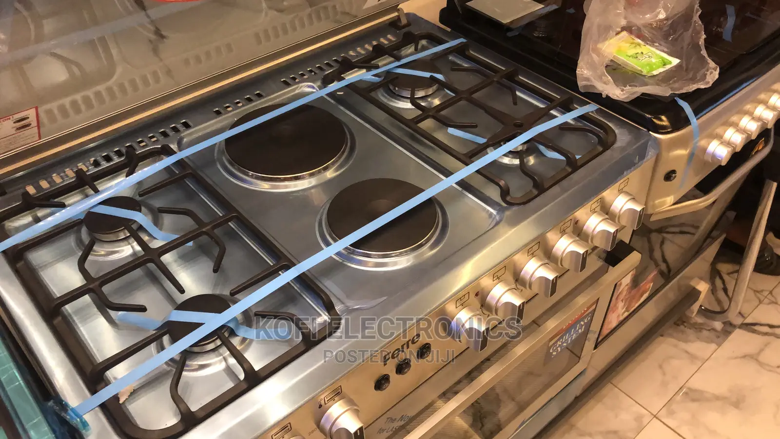 (Excellent Performer) Ferre 6 Burner Gas Cooker (90×60)