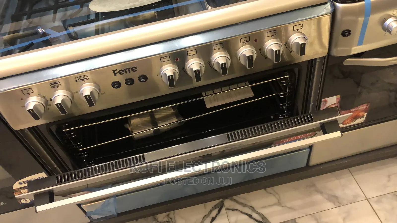 (Excellent Performer) Ferre 6 Burner Gas Cooker (90×60)