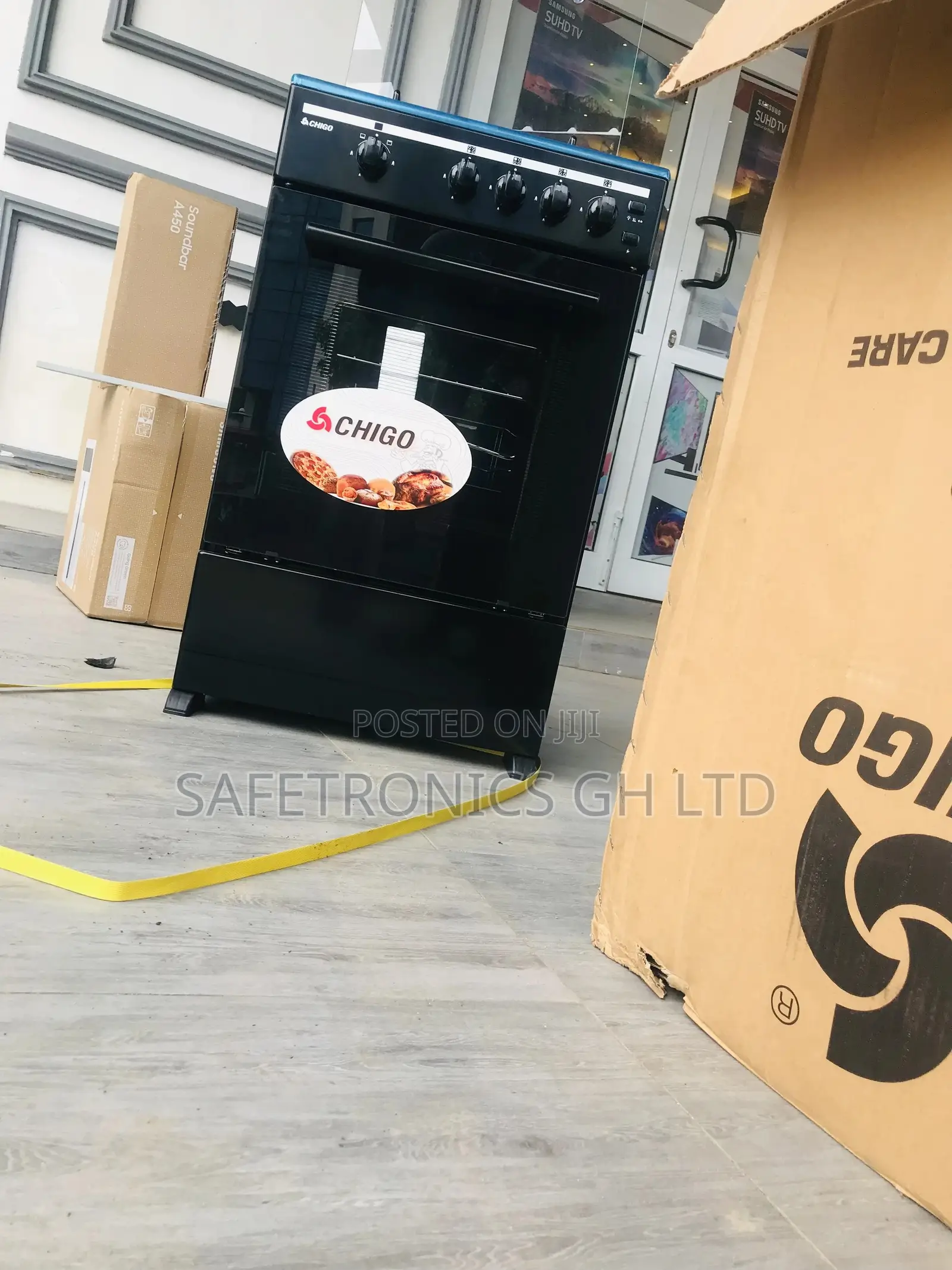 4 Burner Stand Up Gas Cooker 50x50 Oven Grill 