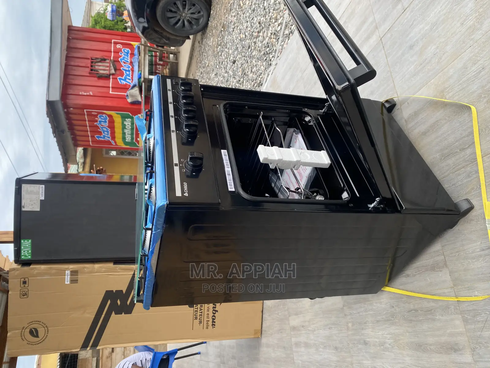 (Black)Upgrade Your Kitchen With Chigo 50*50cm 4 Gas Burner.
