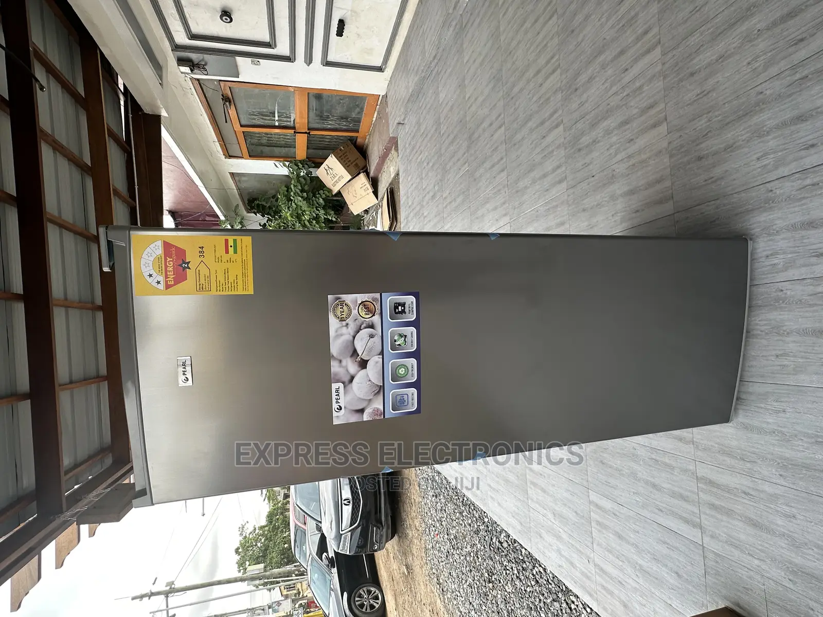 Free Standing Pearl Up Right Single Door Freezer Puf-370