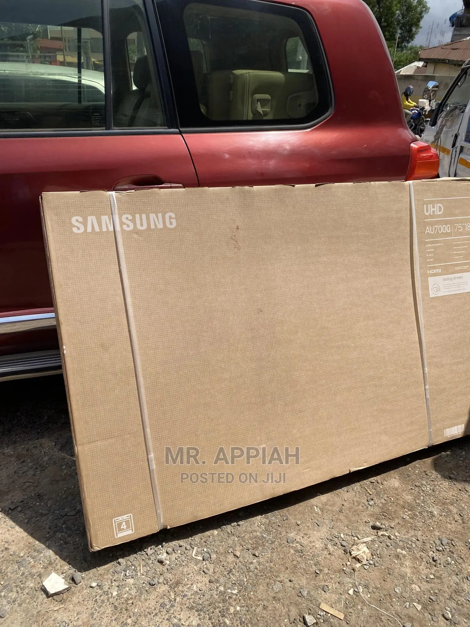 Original Samsung 75” Smart Tv In Stock(75AU7172)