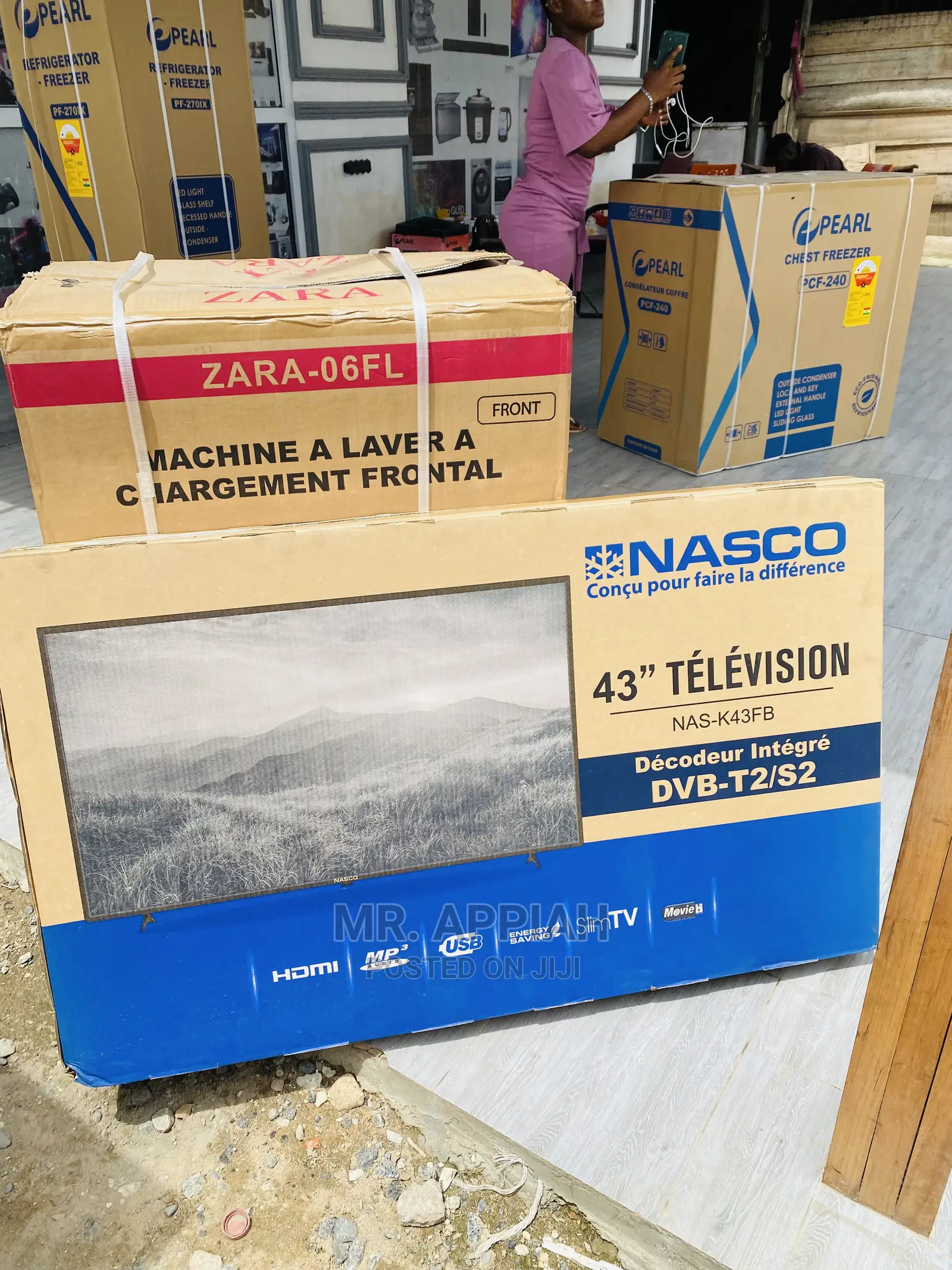 Super Powerful Nasco(Nas-K43fb)43” DVB-T2/S2,LED Tv