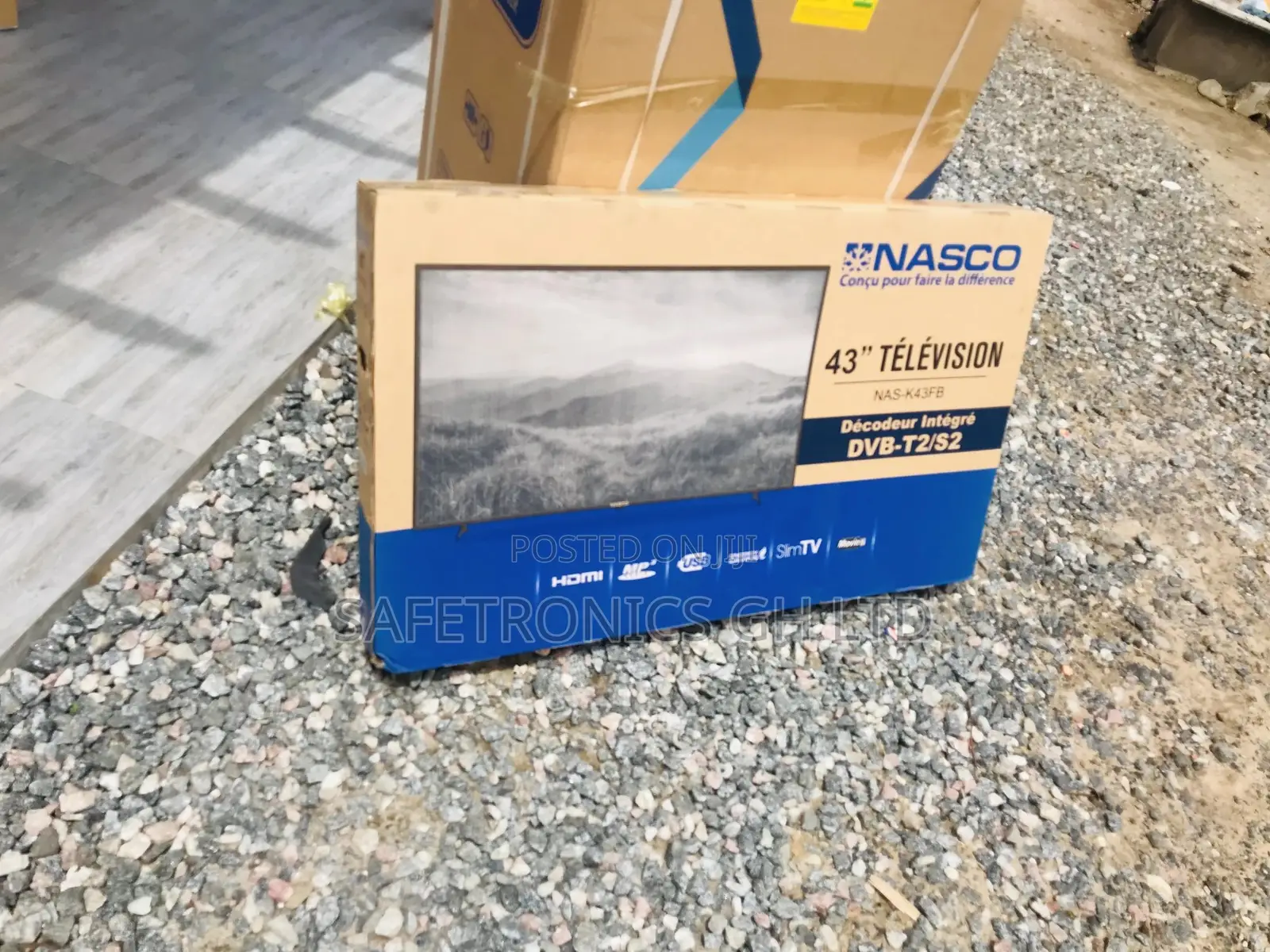  LED Glossy Digital Satellite Nasco 43 Inches 