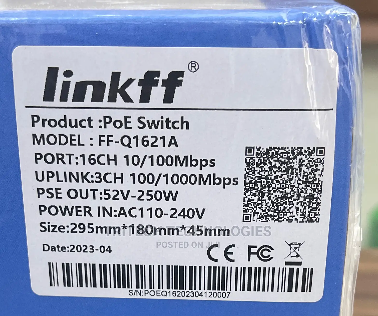 16port+2ge+1sfp Poe Switch 10/100/1000