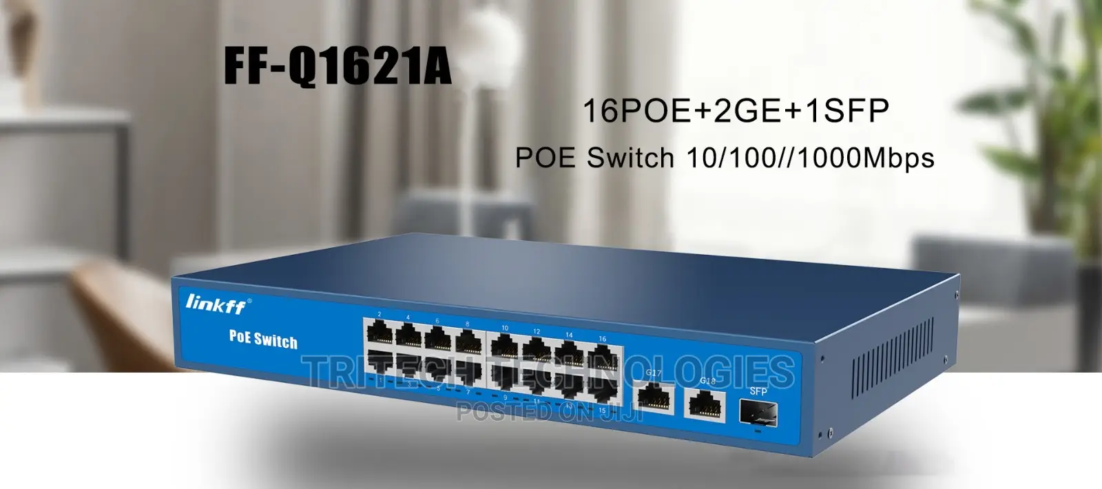 16port+2ge+1sfp Poe Switch 10/100/1000