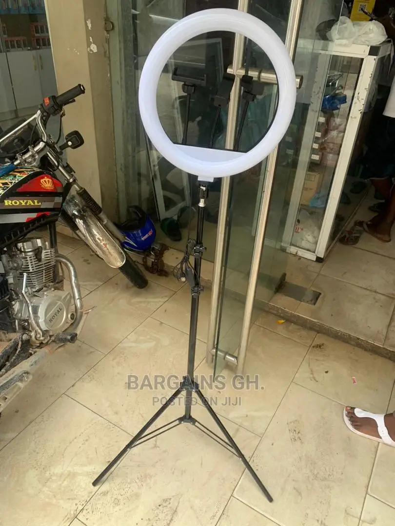 13 Inches Ring Light With Stand and 3 Phone Holders