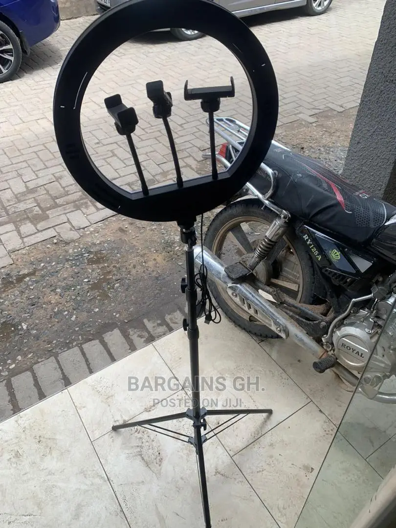 13 Inches Ring Light With Stand and 3 Phone Holders