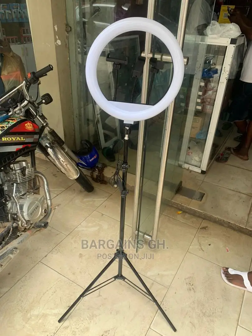 13 Inches Ring Light With Stand and 3 Phone Holders