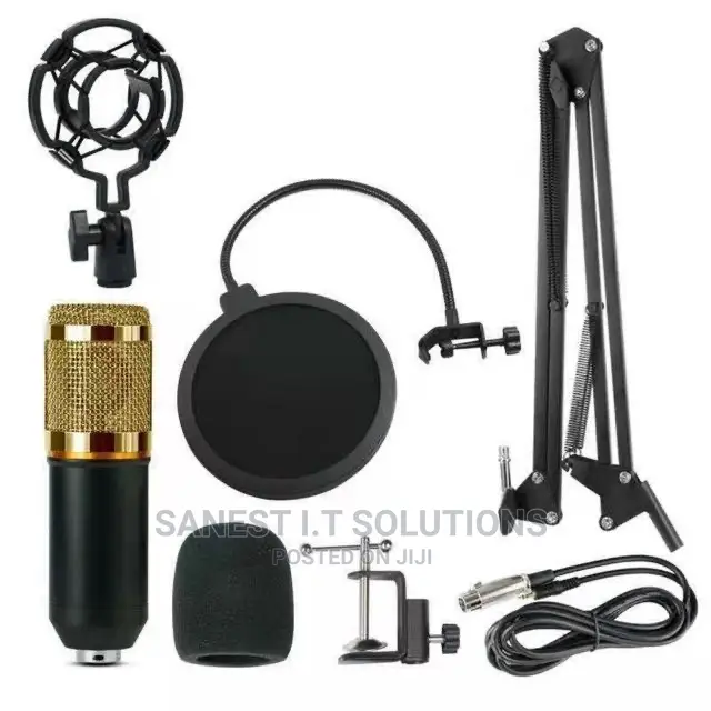 V8 Sound Card and Condenser Microphone Set