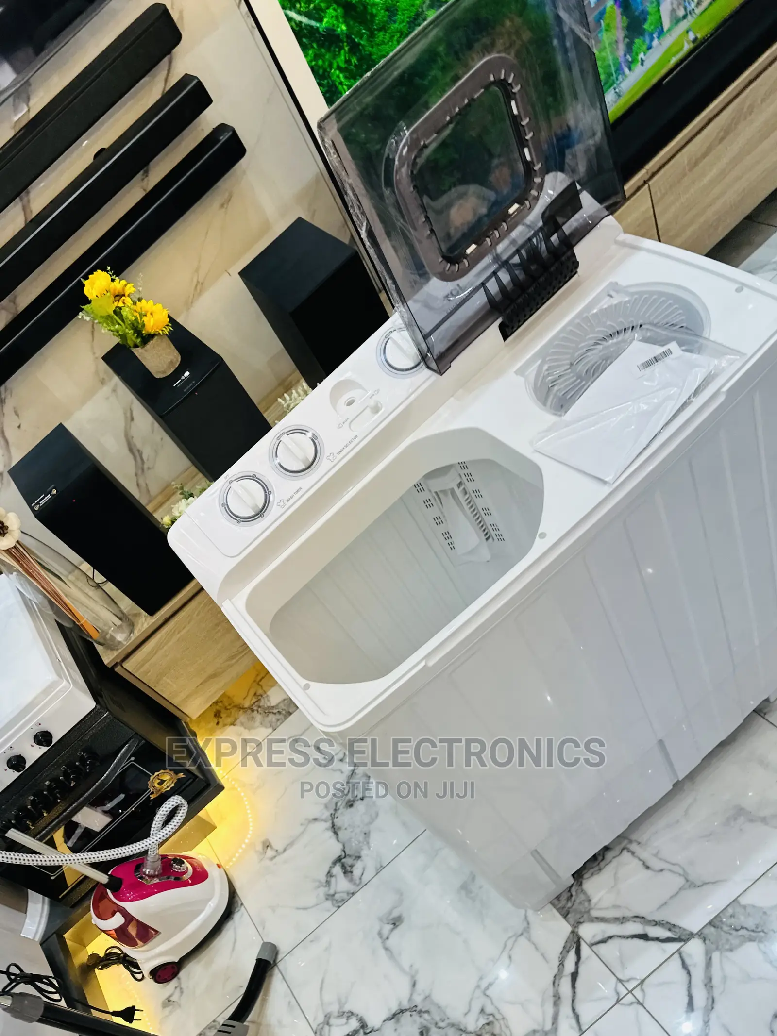 Powerful Filtration System TCL 10kg Twintub WM WHITE