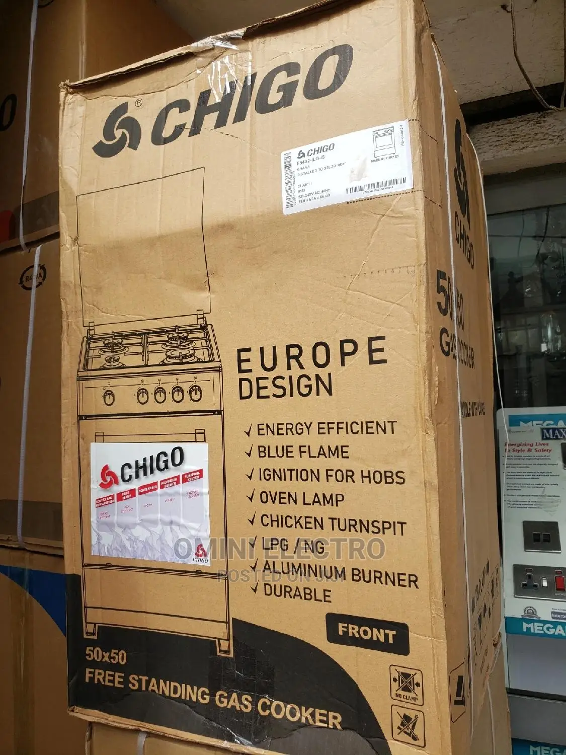 Brand New Chigo 50/50 Gas Burner