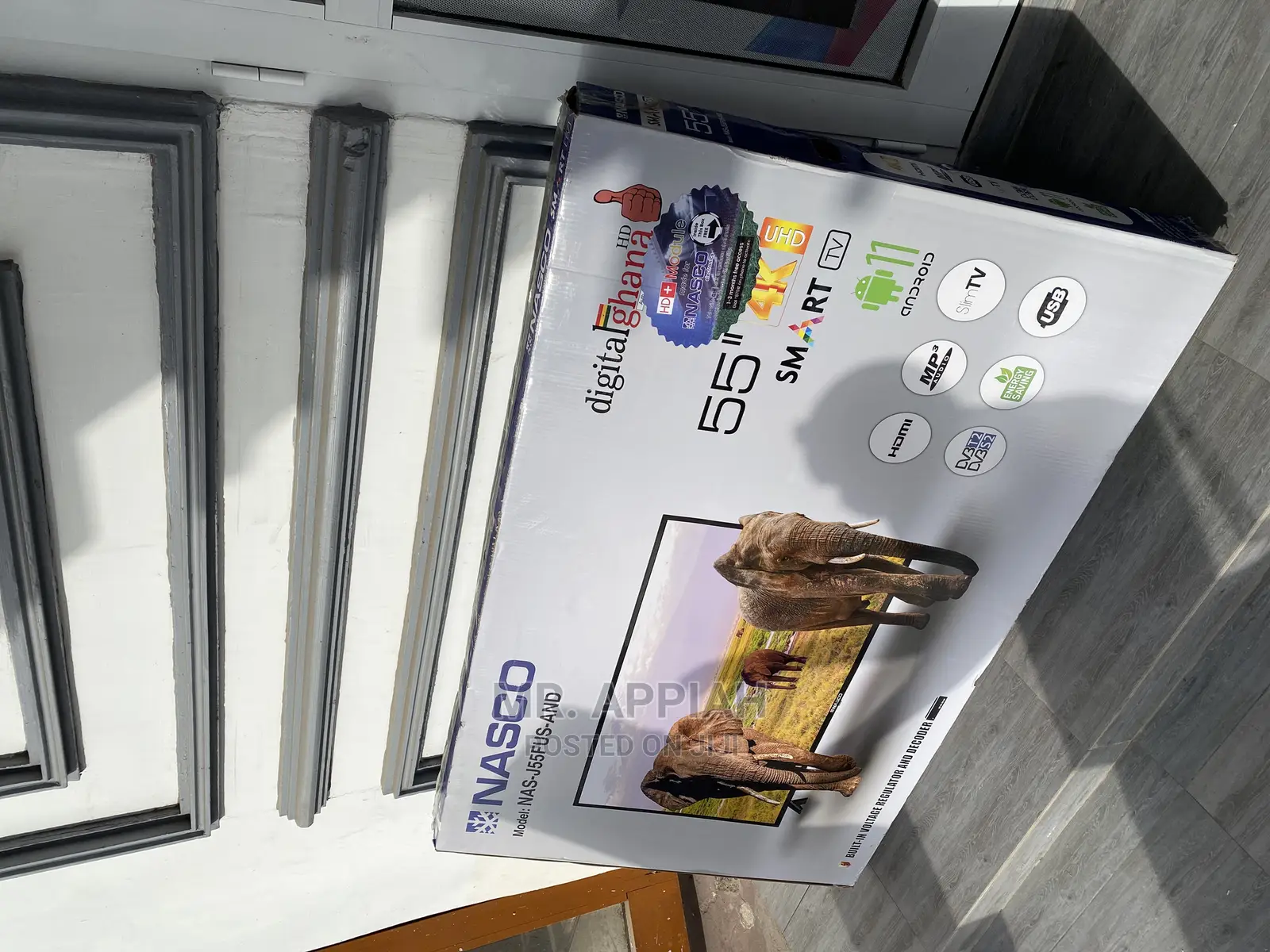 Quality Yet Affordable Nasco 55 Inch Smart Satelite  Tv.