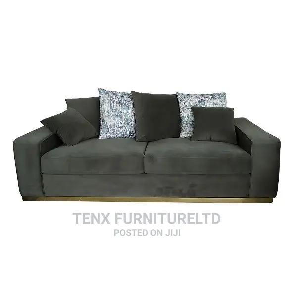SOFA SET (Beautiful Suede Upholstery)