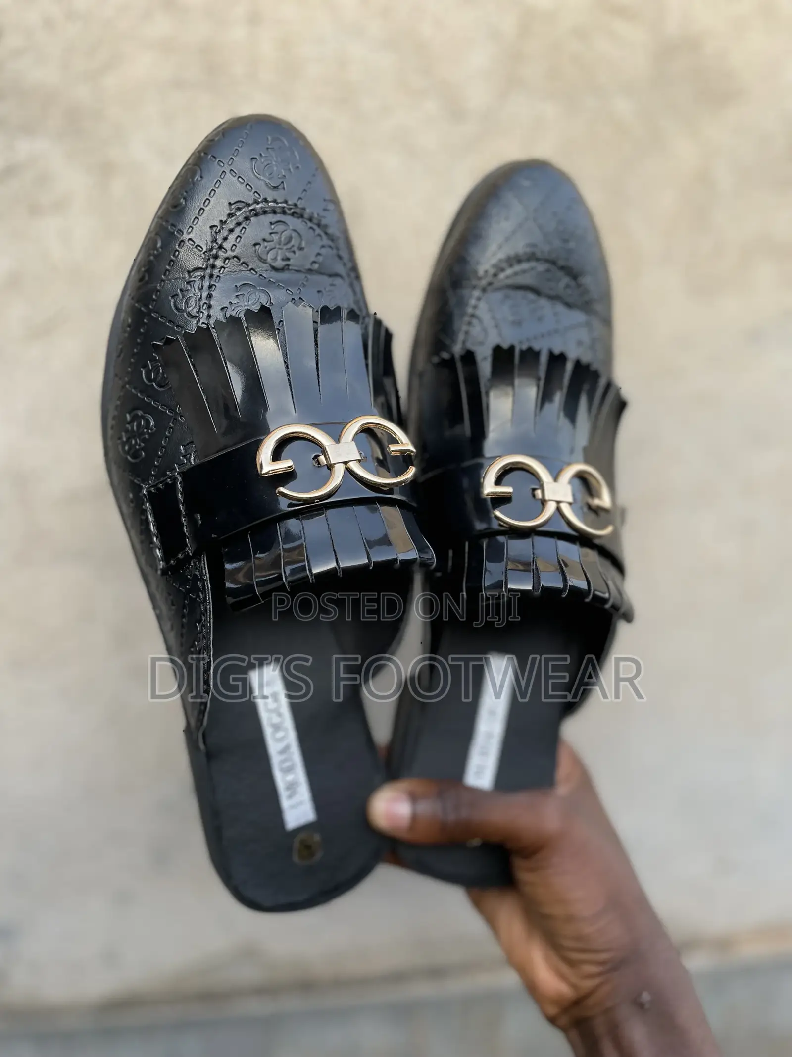 Black Half Shoe
