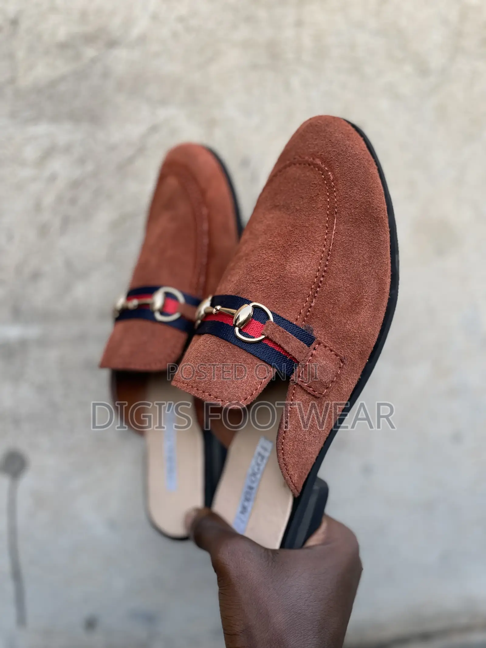 Black Gucci Half Shoe