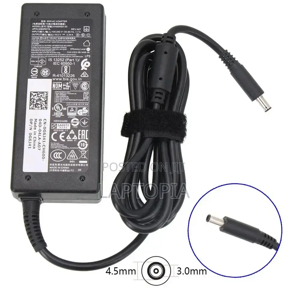 Original Dell Small Pin Charger (65W)