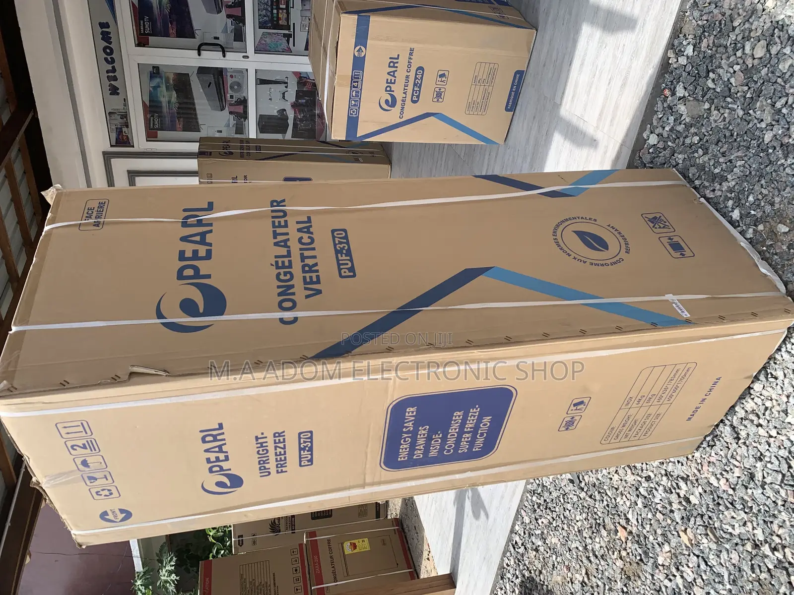 Super New Pearl Upright Freezer (Puf-370)