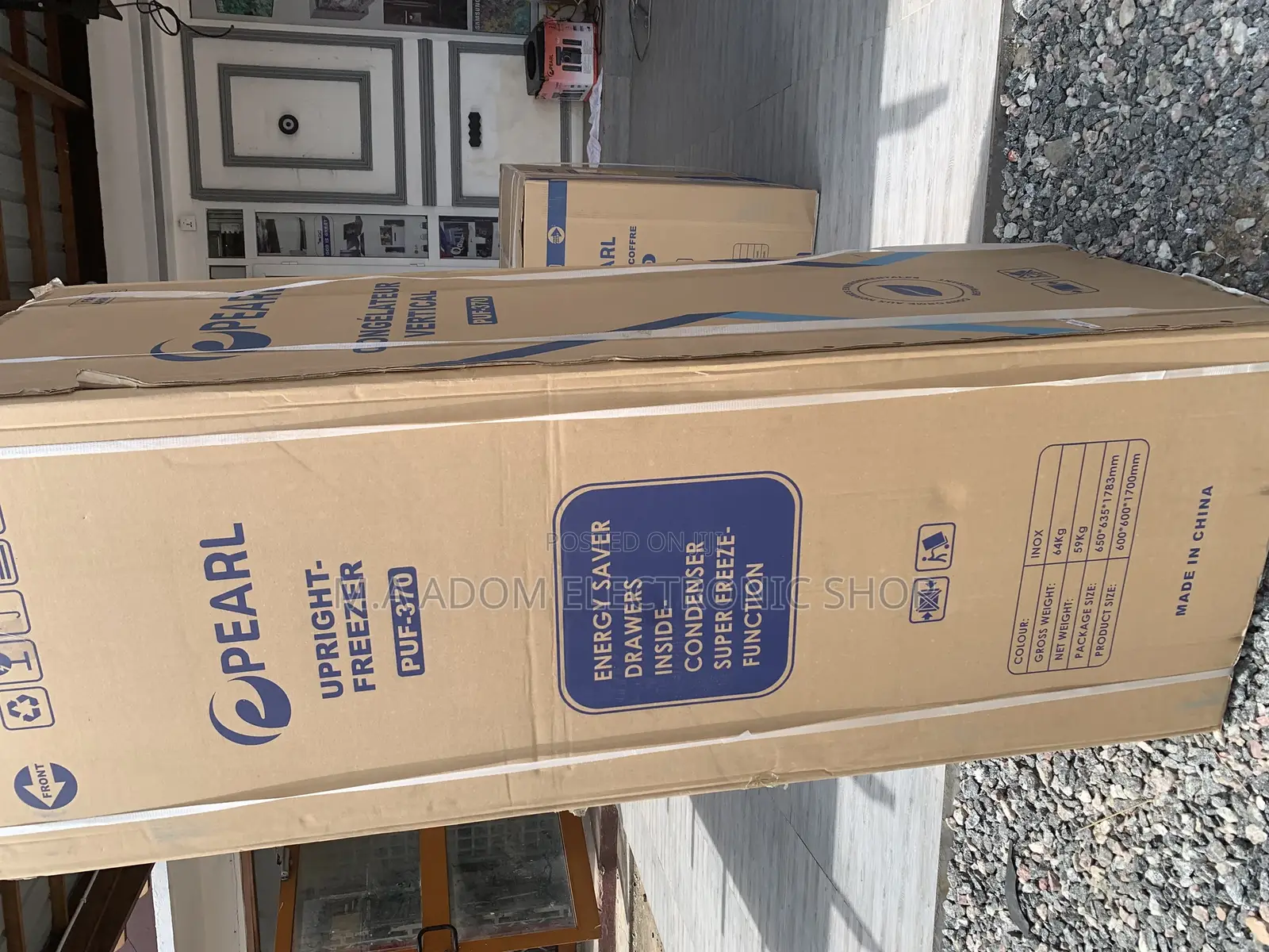 Perfect New Pearl Upright Freezer (Puf-370)