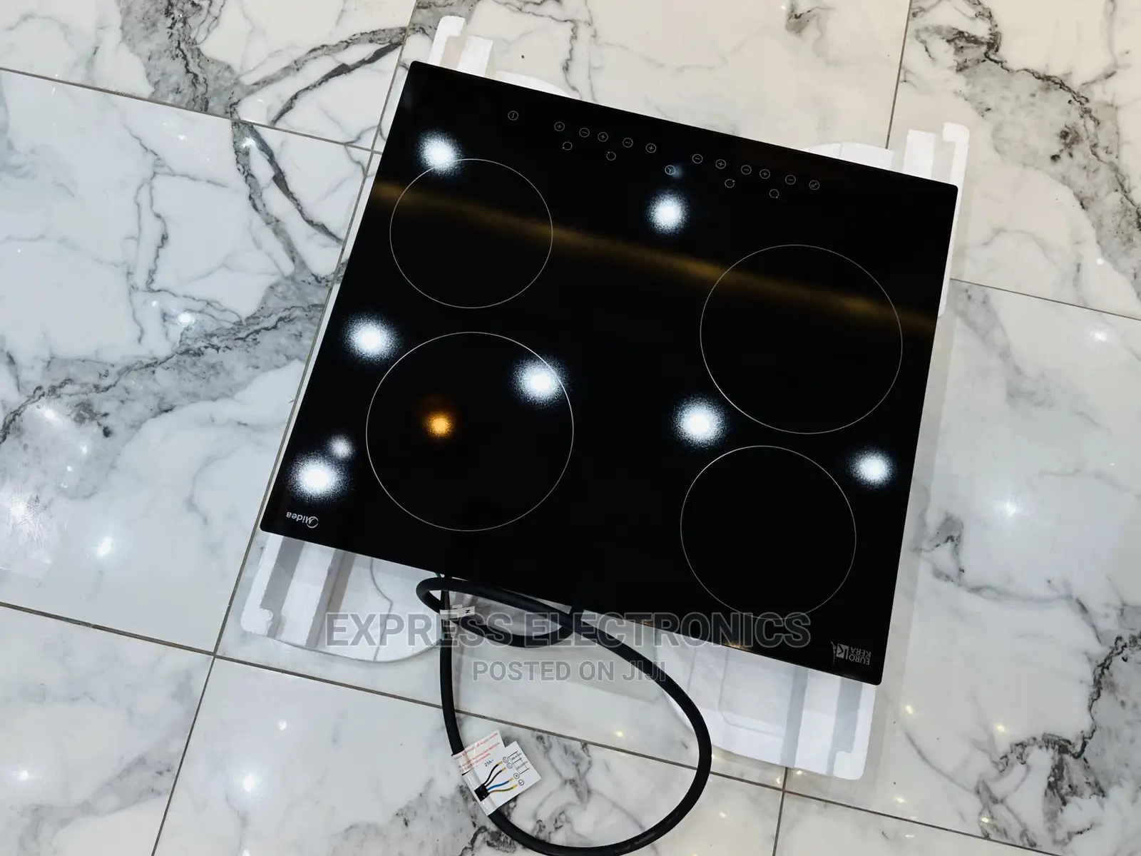Residual Heat Indicator Midea MC-HF605 Inbuilt 4hob Cooker