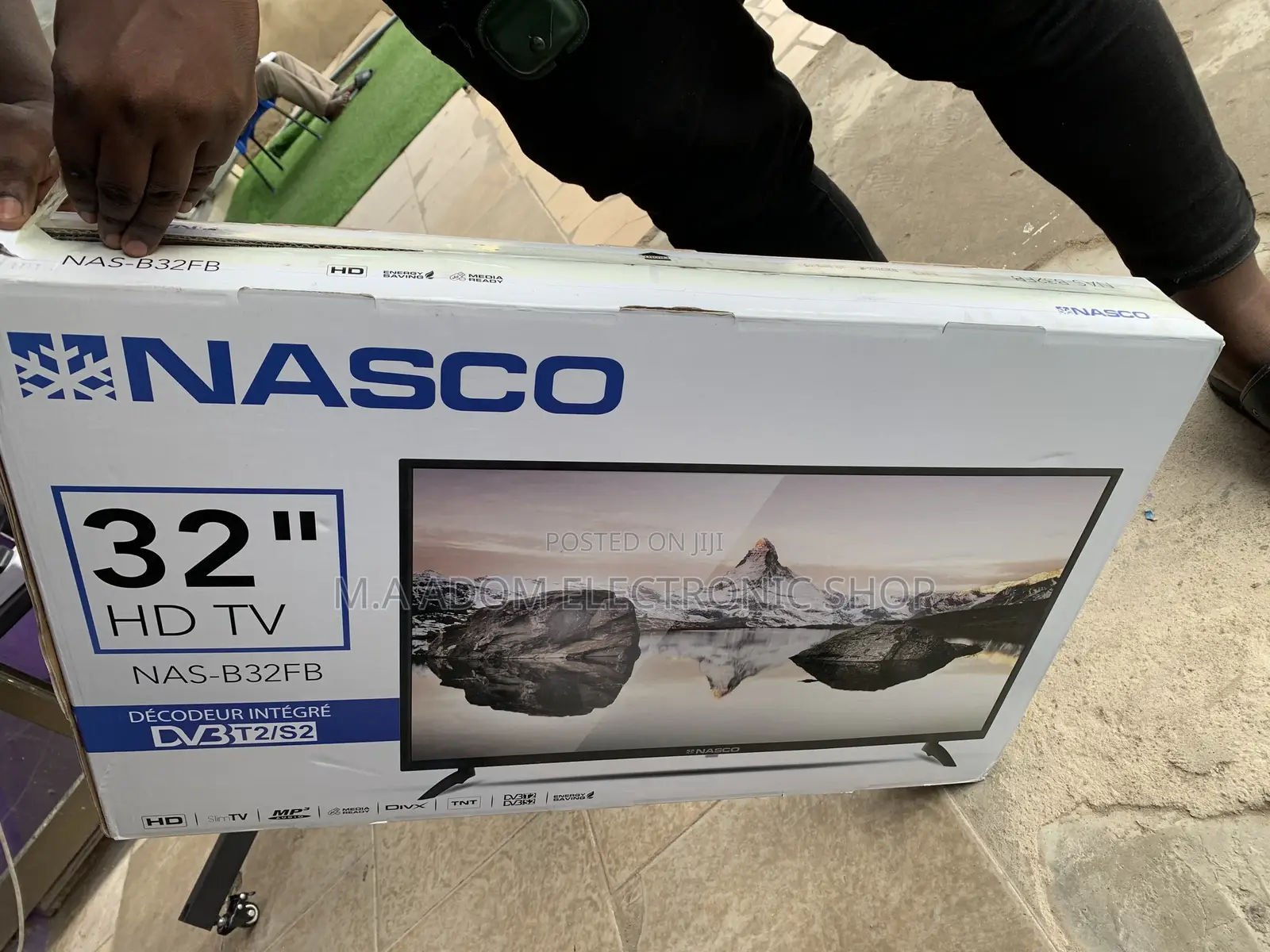 Brand New Nasco 32” Led Tv With Free Bracket