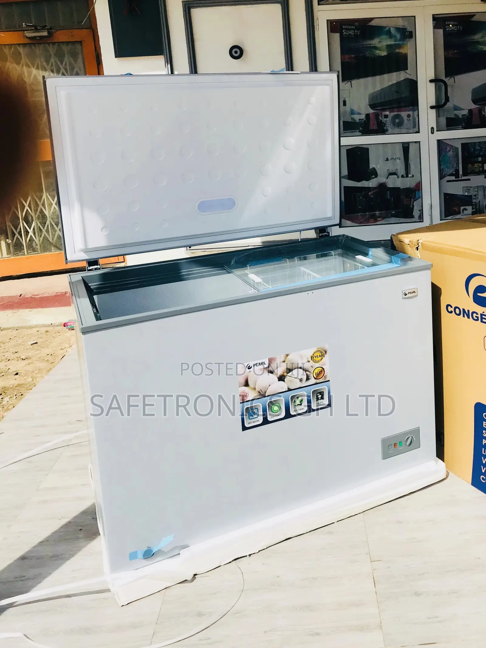 251 Liters Single Door PCF-290 Pearl Chest Freezer 